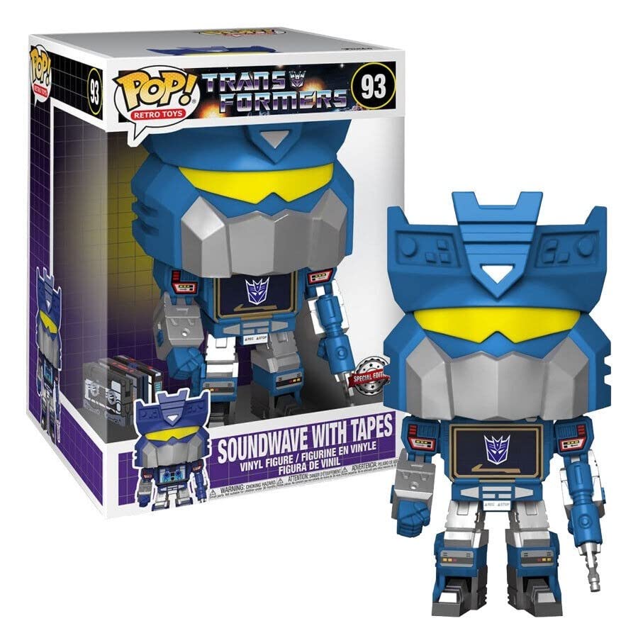 POP! Retro Toys Transformers 93 Soundwave with Tapes 10" Special Edition