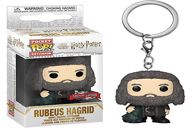 Funko POP Keychain: Harry Potter Holiday - Hagrid
