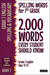 Spelling Words for 7th Grade