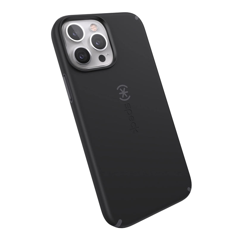 Speck Products CandyShell Pro + MagSafe iPhone 13 Pro Max/iPhone 12 Pro Max Case, Black/Slate Grey Gray