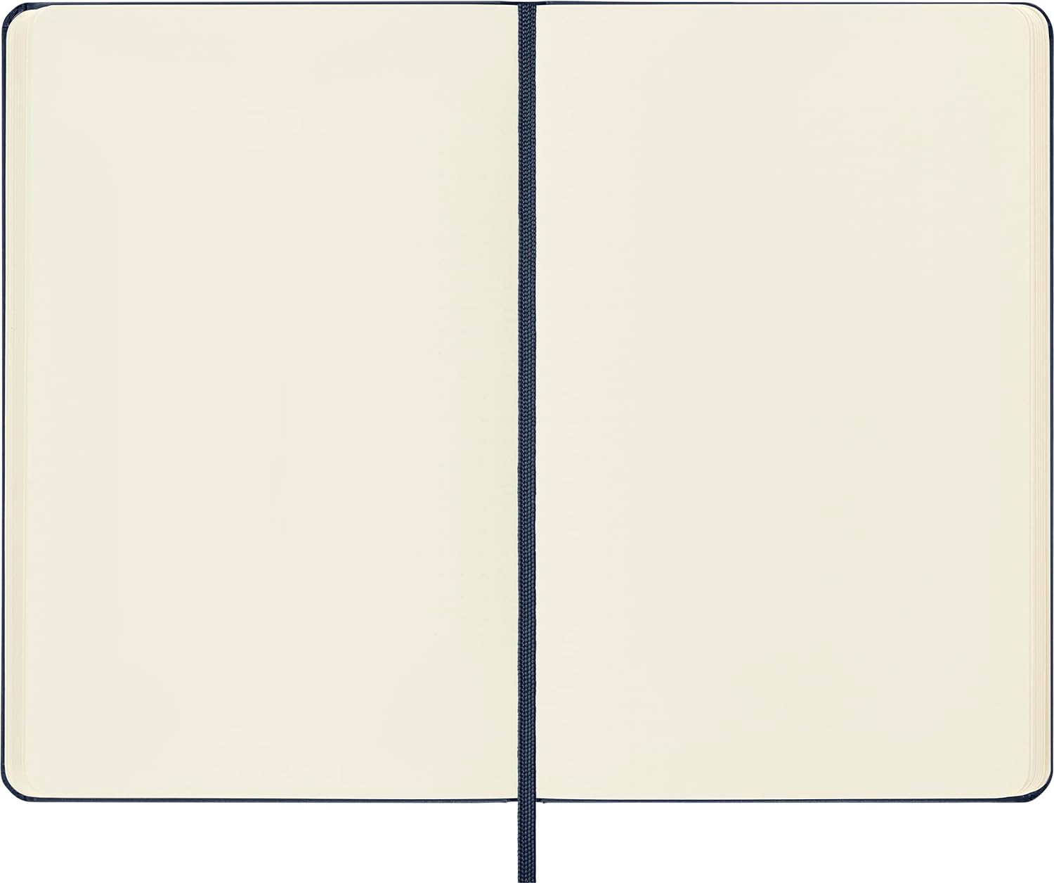 Moleskine Classic Plain Paper Notebook, Hard Cover and Elastic Closure Journal, Color Sapphire Blue, Size Medium 11.5 x 18 cm, 208 Pages Sapphire Blue Medium Plain