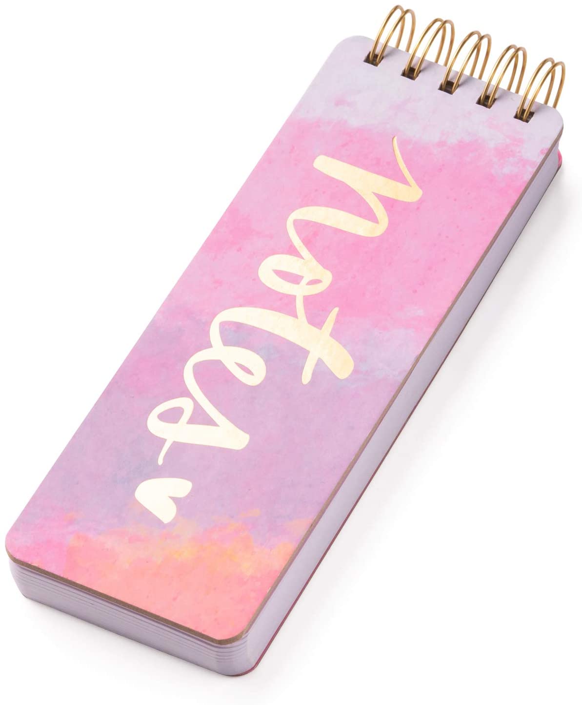 Spiral Lists Pink Notes