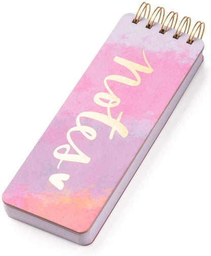Spiral Lists Pink Notes