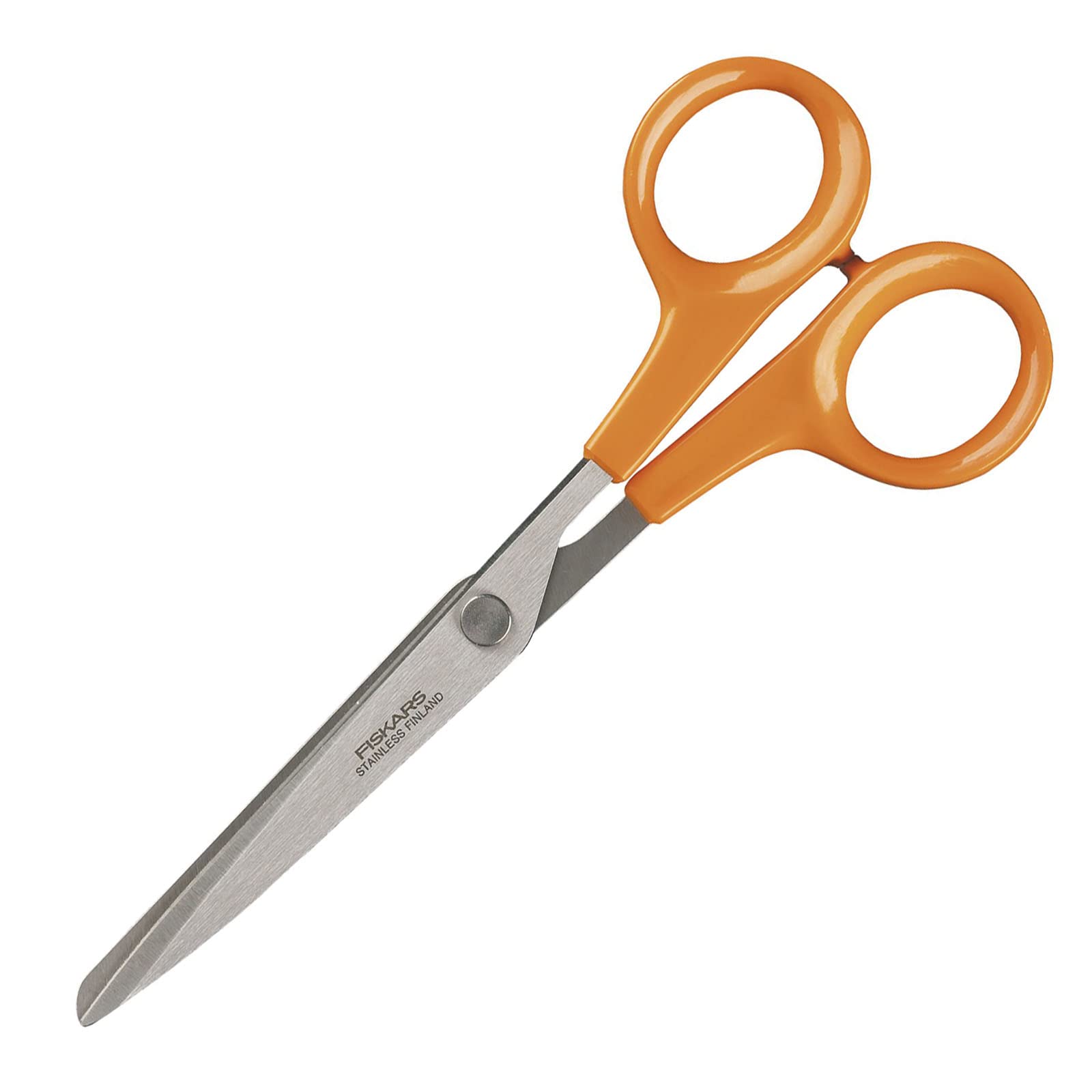 Fiskars Universal Scissors, Length: 17 cm, For Right- and Left-handed Users, Stainless Steel Blade/Plastic Handles, Orange, Classic, 1005150 Length: 17 cm Right- / and left-handed