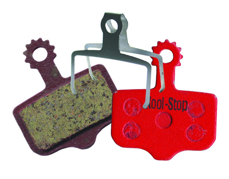 Kool Stop Disc Pads Organic Compound, Disc Brake Pads, Shape: AVID Elixir XX, Organic, Pair,Red
