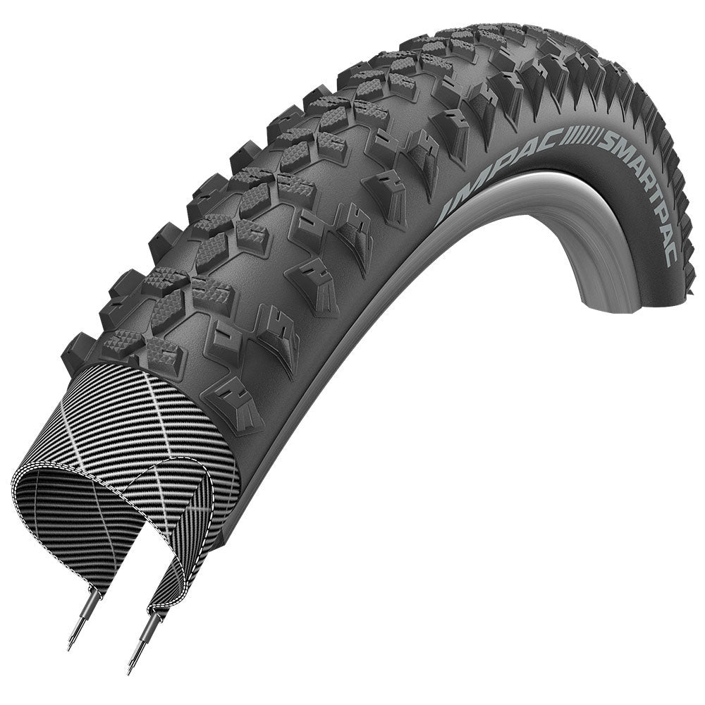 Impac Smartpac 700x40c Blk Reflective cycle bike tyre