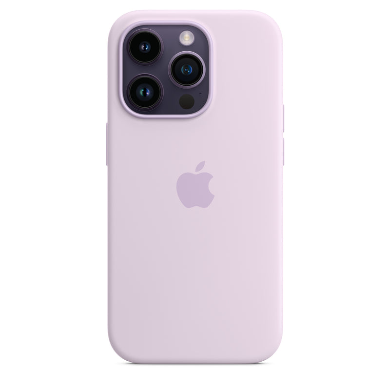 Apple - Back Cover For Mobile Phone - With Magsafe - Silicone - Lilac - For Iphone 14 Pro