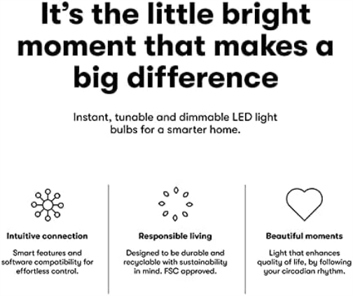 Lite Bulb Moments - White & Color Ambience (Rgb) E27 Bulb - Single Pack