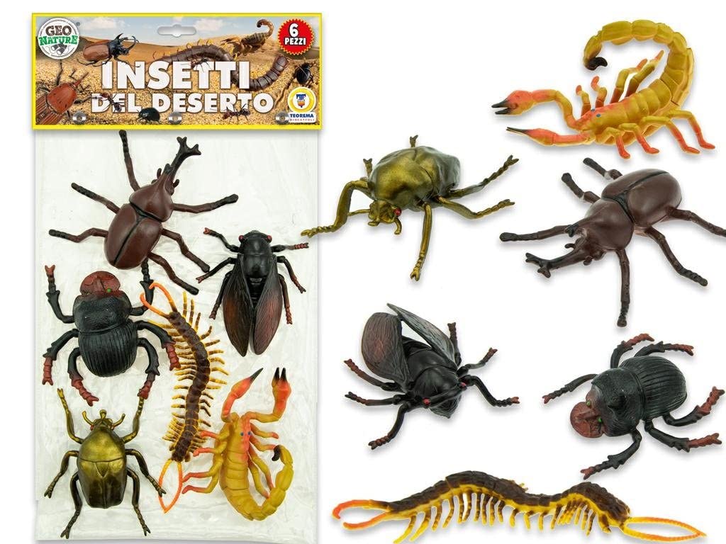Teorema: Geo Nature - Insetti Del Deserto Rigidi 6 Pz - Busta (Assortimento)
