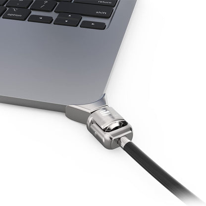 Ledge Macbook Air2022 M2 T-Slot Lock Adapt Keyed Cbl Lock Silver