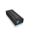 ICY BOX IB-AC618 USB 3.2 Gen 1 (3.1 Gen 1) Type-B 5000 Mbit/s Black