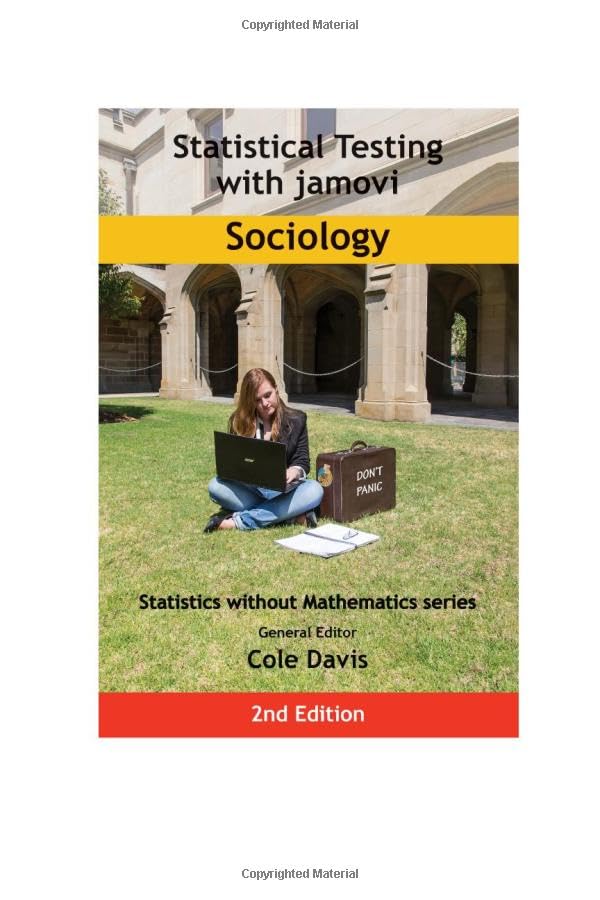 Statistical Testing with jamovi Sociology