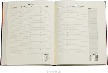 Safavid Indigo (Safavid Binding Art) Ultra 18-month Dayplanner 2024