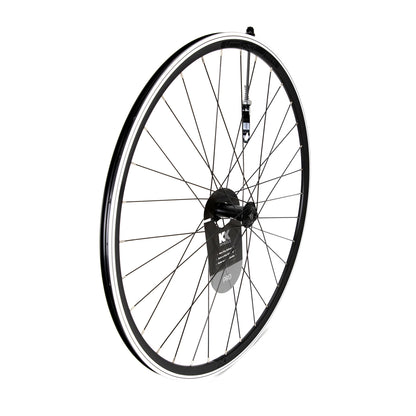KX Pro Road 700C Q/R Sealed Bearing Wheel 10-11 Speed in Black - Front