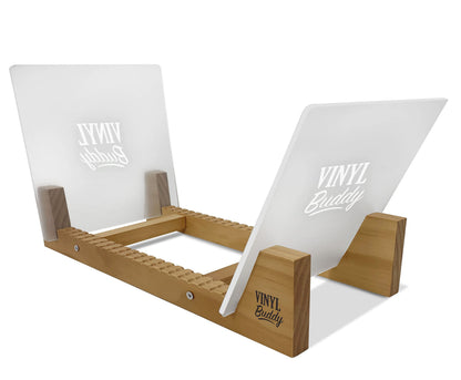Vinyl Buddy Vinyl Record Storage Teak Finish