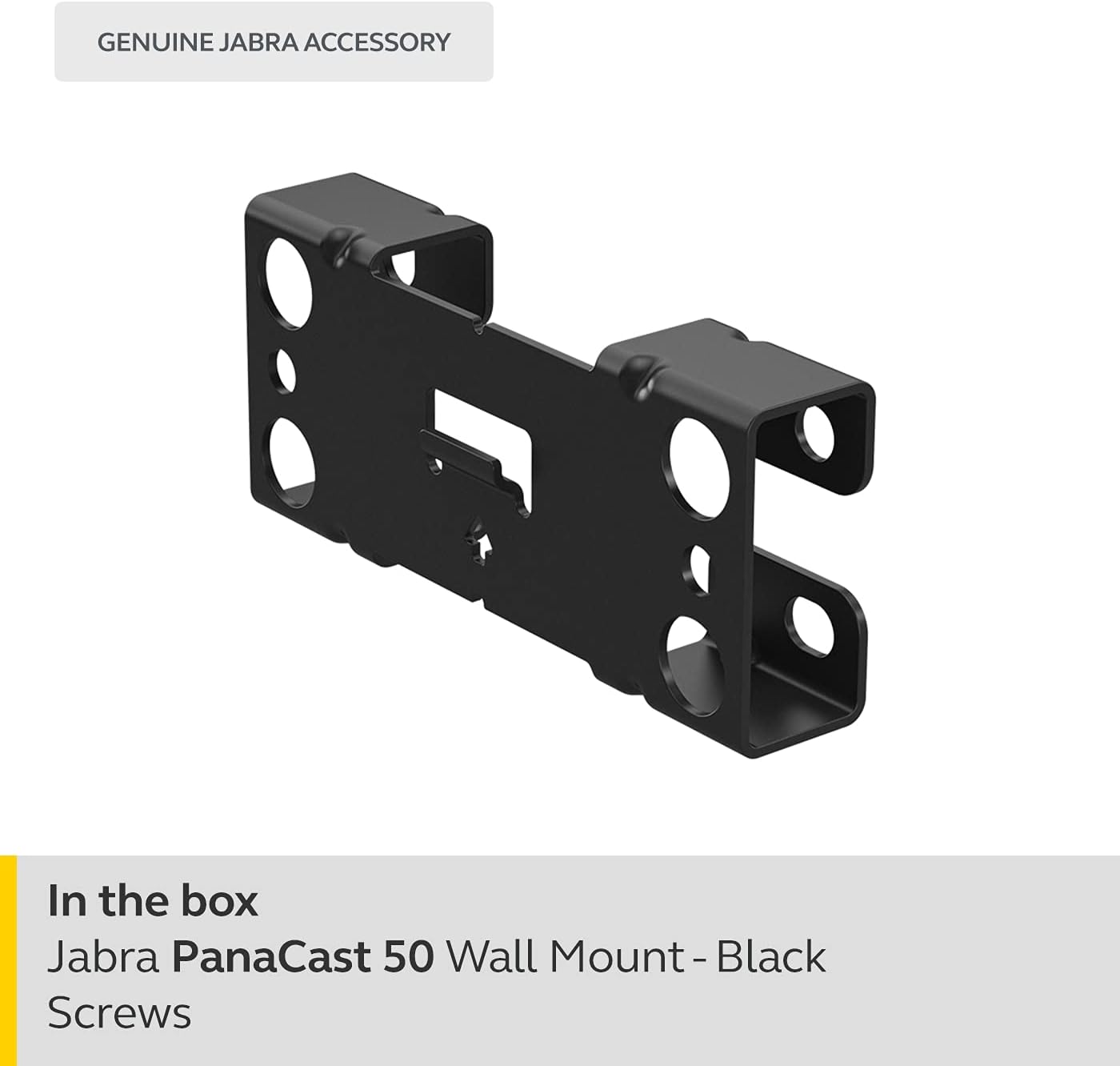 Jabra - Mounting Bracket - Wall Mountable - Black - For Panacast 50, 50 Room System