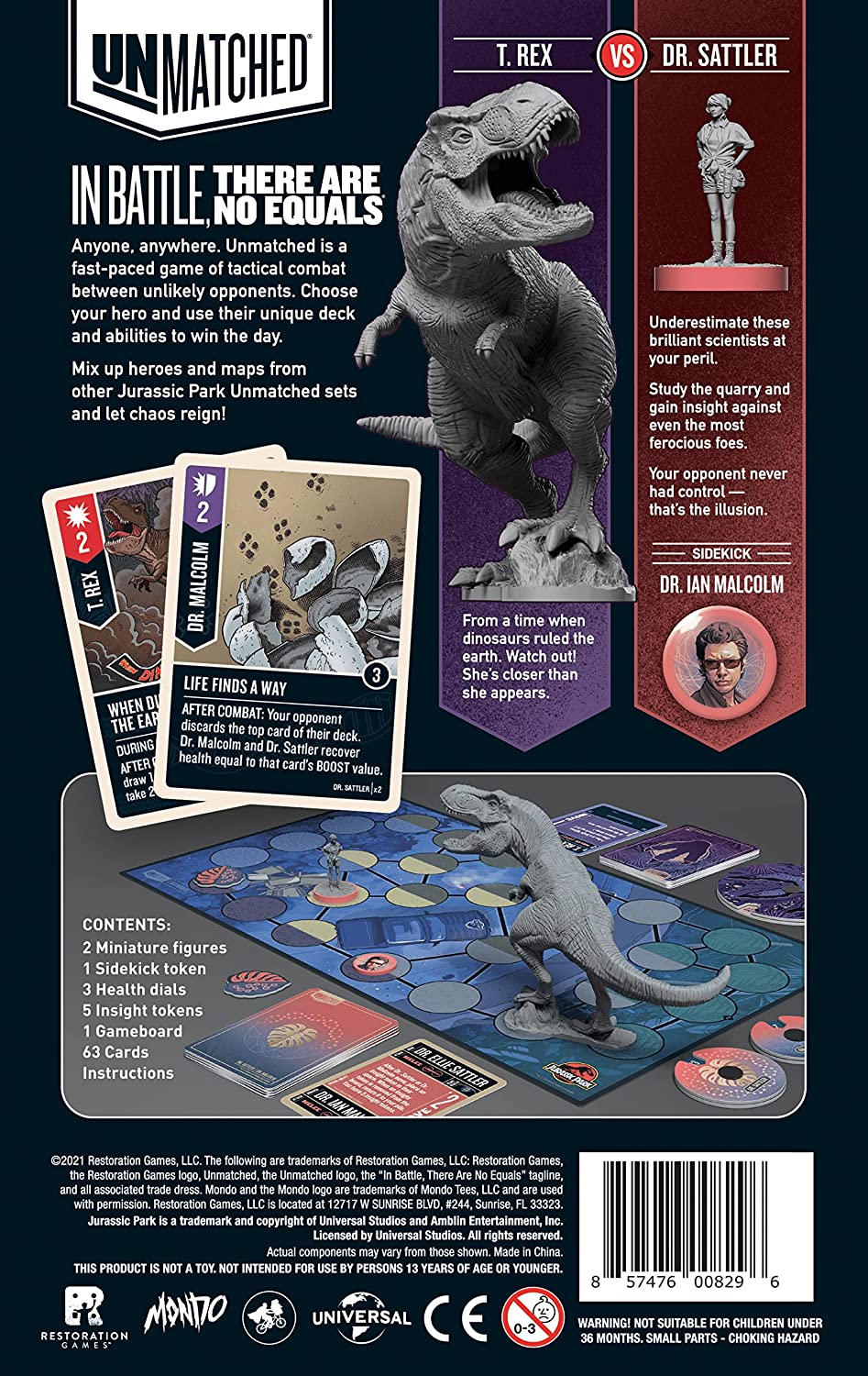 Unmatched: Jurassic Park Sattler Vs. T-Rex