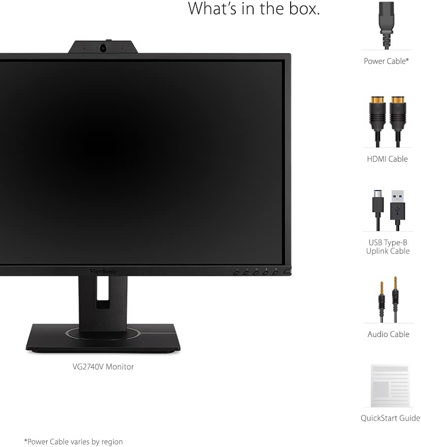ViewSonic VG2740V Monitor 68,6 cm (27,0 Zoll) schw