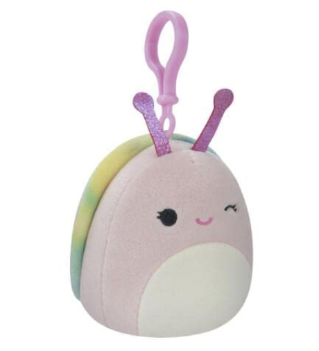 Squishmallows - Asst 9 Cm P15 Clip On - Silvana The Winking Snail