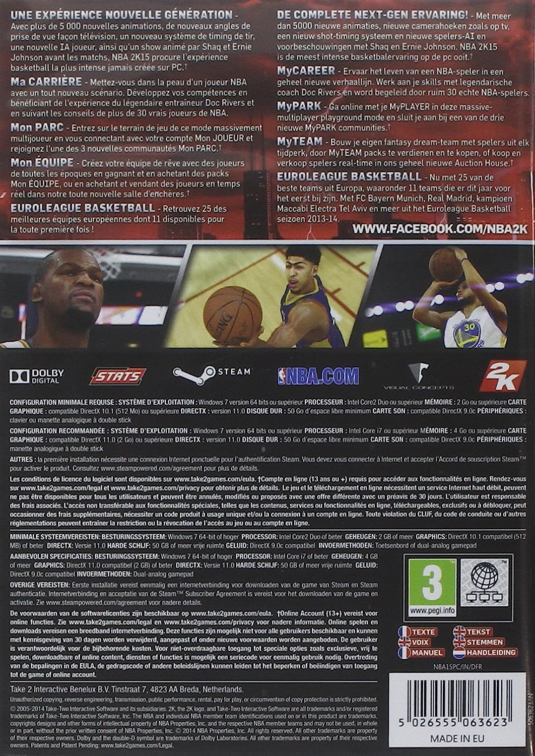 PC DVD ROM - NBA 2K15