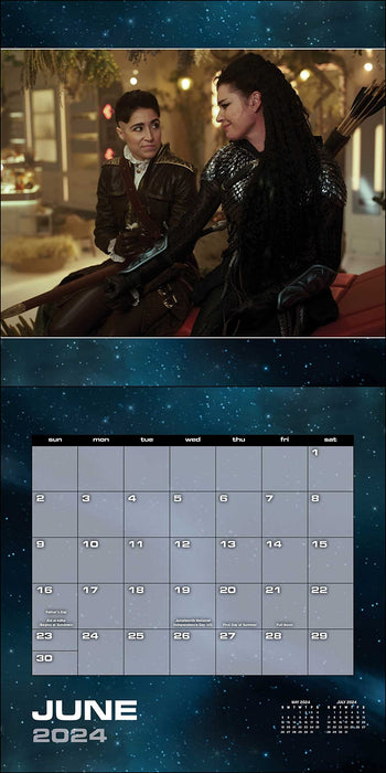 Star Trek: Strange New Worlds 2024 Wall Calendar