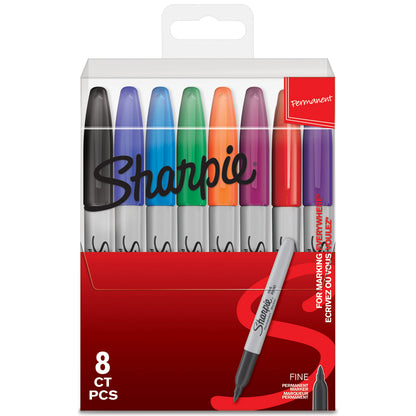 8 Sharpie Permanentmarker farbsortiert 0,9 mm
