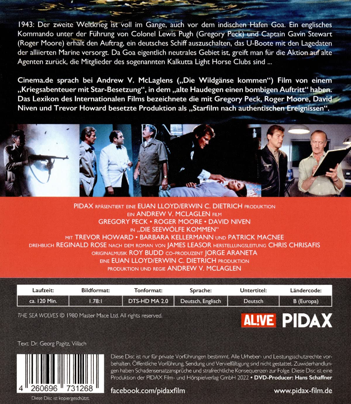 Die Seewölfe kommen / Kult-Abenteuerfilm mit Starbesetzung (Pidax Film-Klassiker)