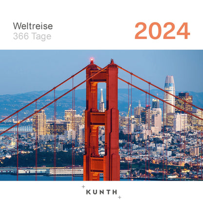 KUNTH Tischkalender TagesabreiBkalender Weltreise