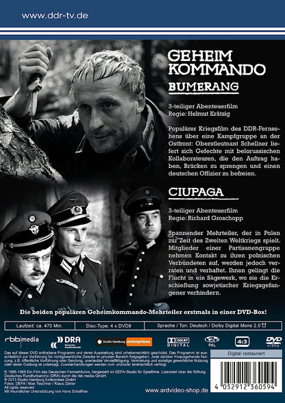 Geheimkommando Bumerang/Geheimkommando Ciupaga (DDR TV-Archiv)