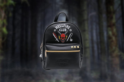 Red Robin Design Stranger Things Hellfire Club Backpack 28cm, Stranger Things Giftware, Hellfire Club Backpack, Adjustable Straps, Includes D&D Accessories