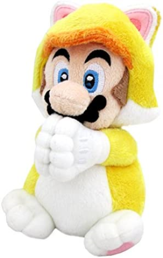 Nintendo Super Mario - Cat Mario with magnetic hands Plush 19cm