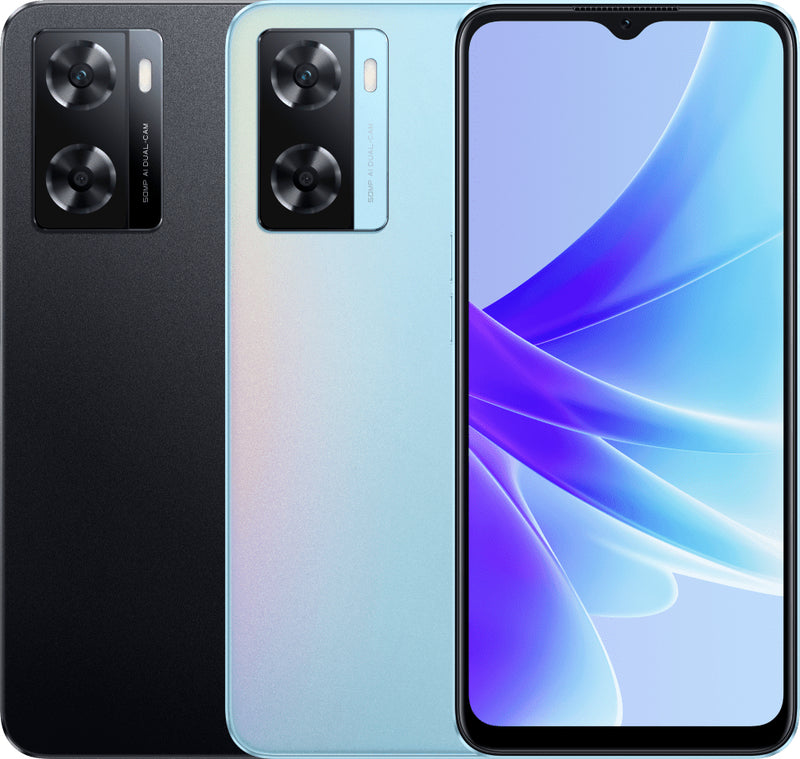 OPPO A57s Smartphone - 16.66 cm (6.56 Inch) LCD Display, 4GB RAM, 128GB Internal Memory, 50 Megapixel Dual Camera, 5000 mAh Battery, Starry Black
