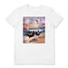 RANDOM GALAXY (BEACH CHICKENS) WHITE UNISEX T-SHIRT