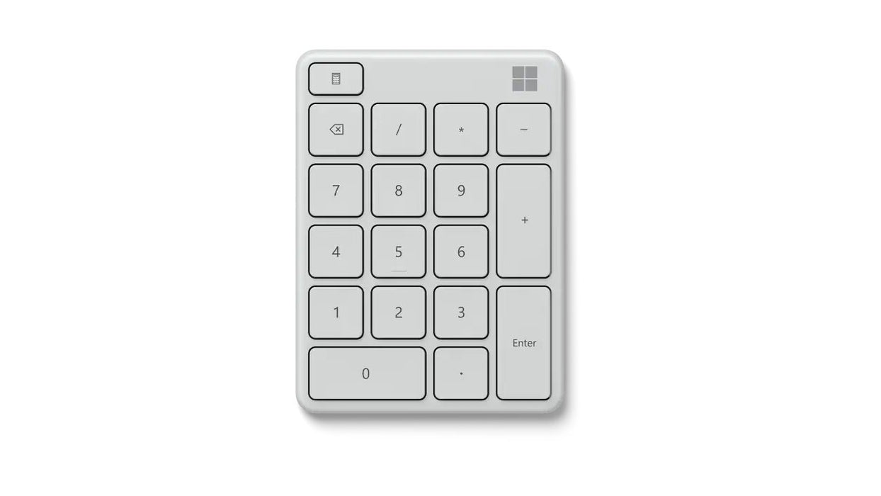 Microsoft 23O-00026 numeric keypad Universal Bluetooth White