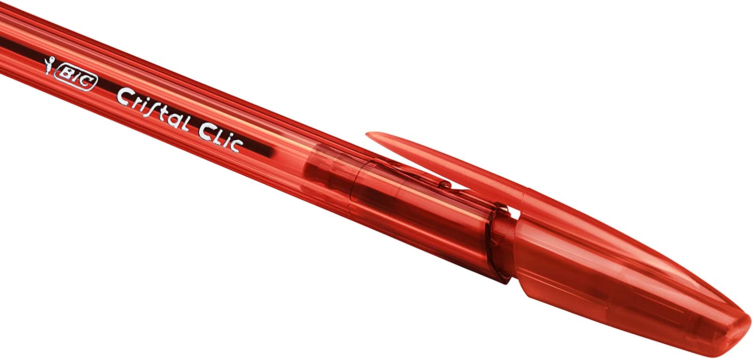 Cf20Penna Cristal Clic Rosso