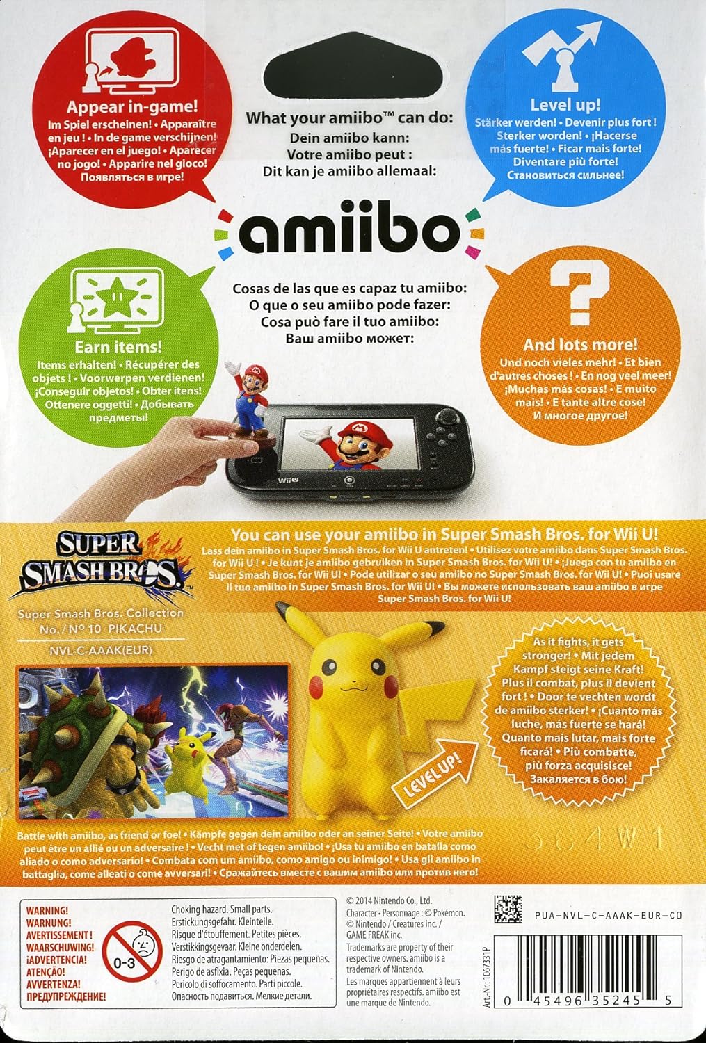 Pikachu No.10 amiibo (Nintendo Wii U/3DS) No.10 Smash Pikachu