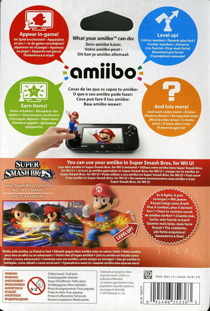 Mario No.1 amiibo (Nintendo Wii U/3DS) No.01 Smash Mario