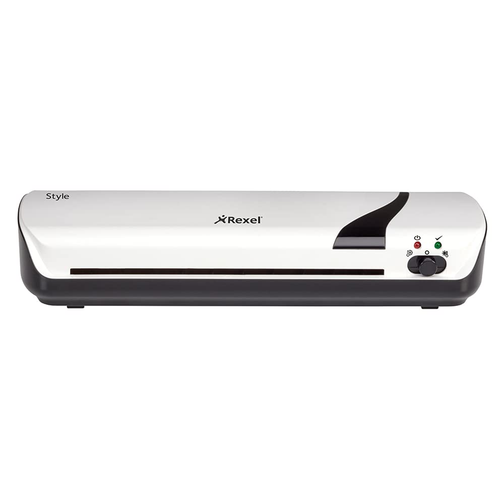 GBC Inspire+/Rexel Style A4 Laminator, Laminating Machine with Starter Pack of Pouches, White (2104511