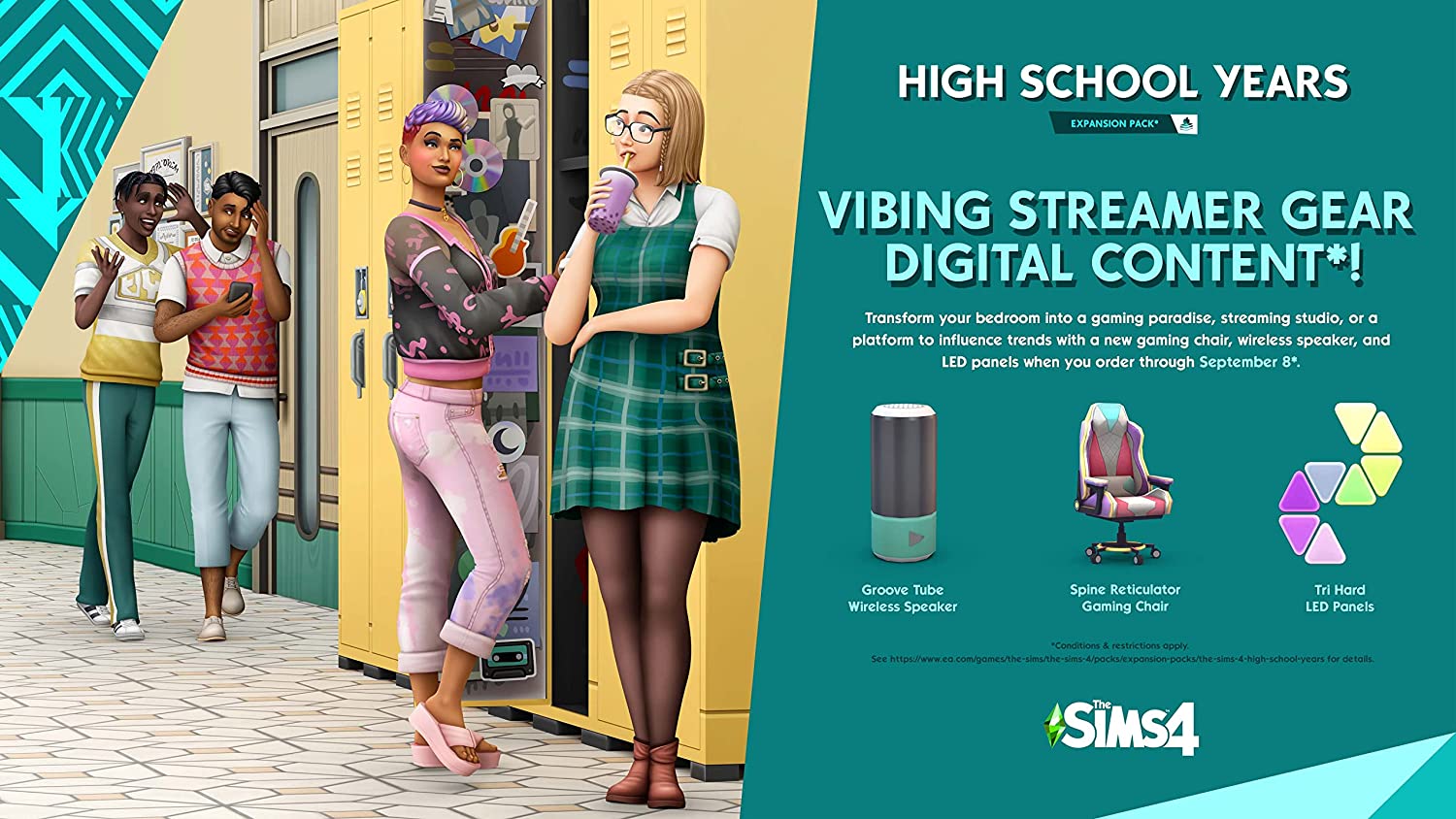The Sims 4 High School Years (EP12)| Expansion Pack PC/Mac | VideoGame | Code In A box | English