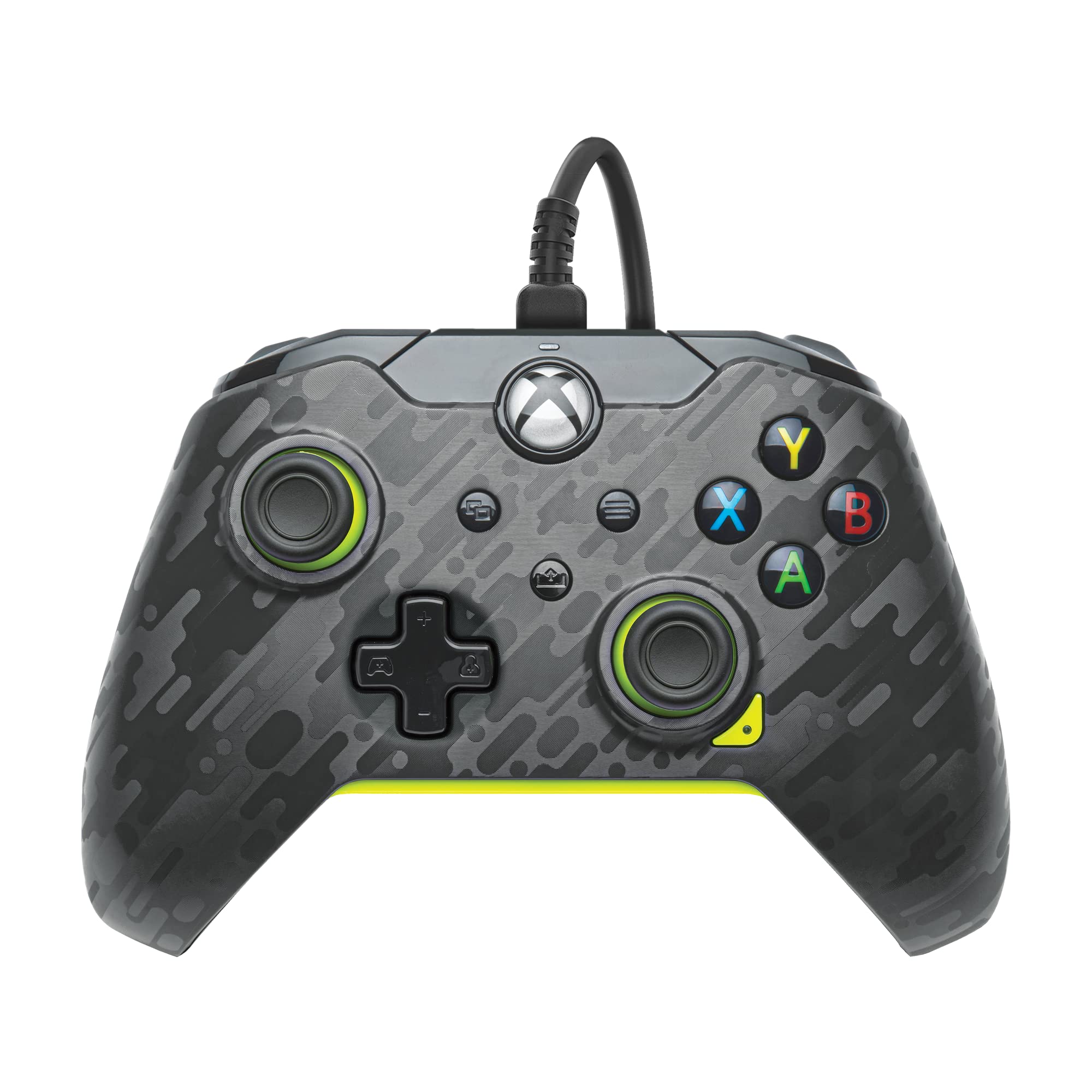 PDP Wired Video Game Controller Electric Carbon for Xbox Series X|S, Gamepad, Xbox One, Officially Licensed