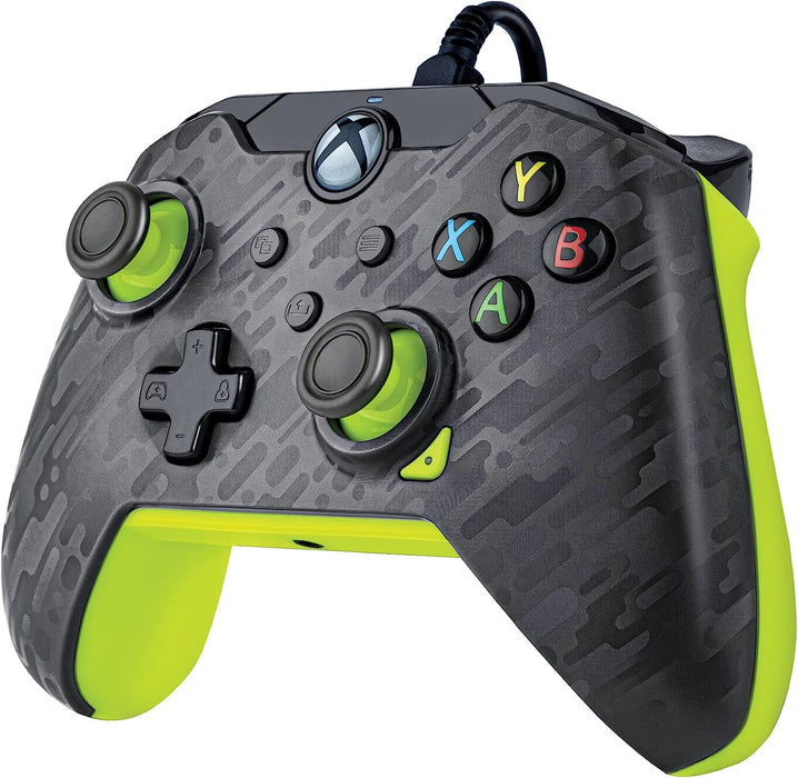 PDP Wired Video Game Controller Electric Carbon for Xbox Series X|S, Gamepad, Xbox One, Officially Licensed