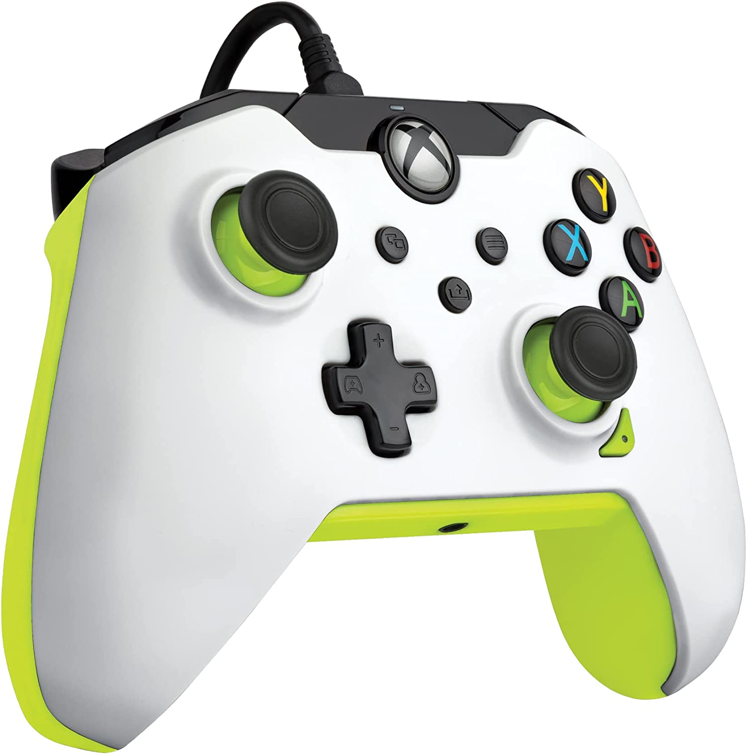 PDP Wired Controller Electric White for Xbox Series X|S, Gamepad, Wired Video Game Controller, Gaming Controller, Xbox One, Officially Licensed - Xbox Series X
