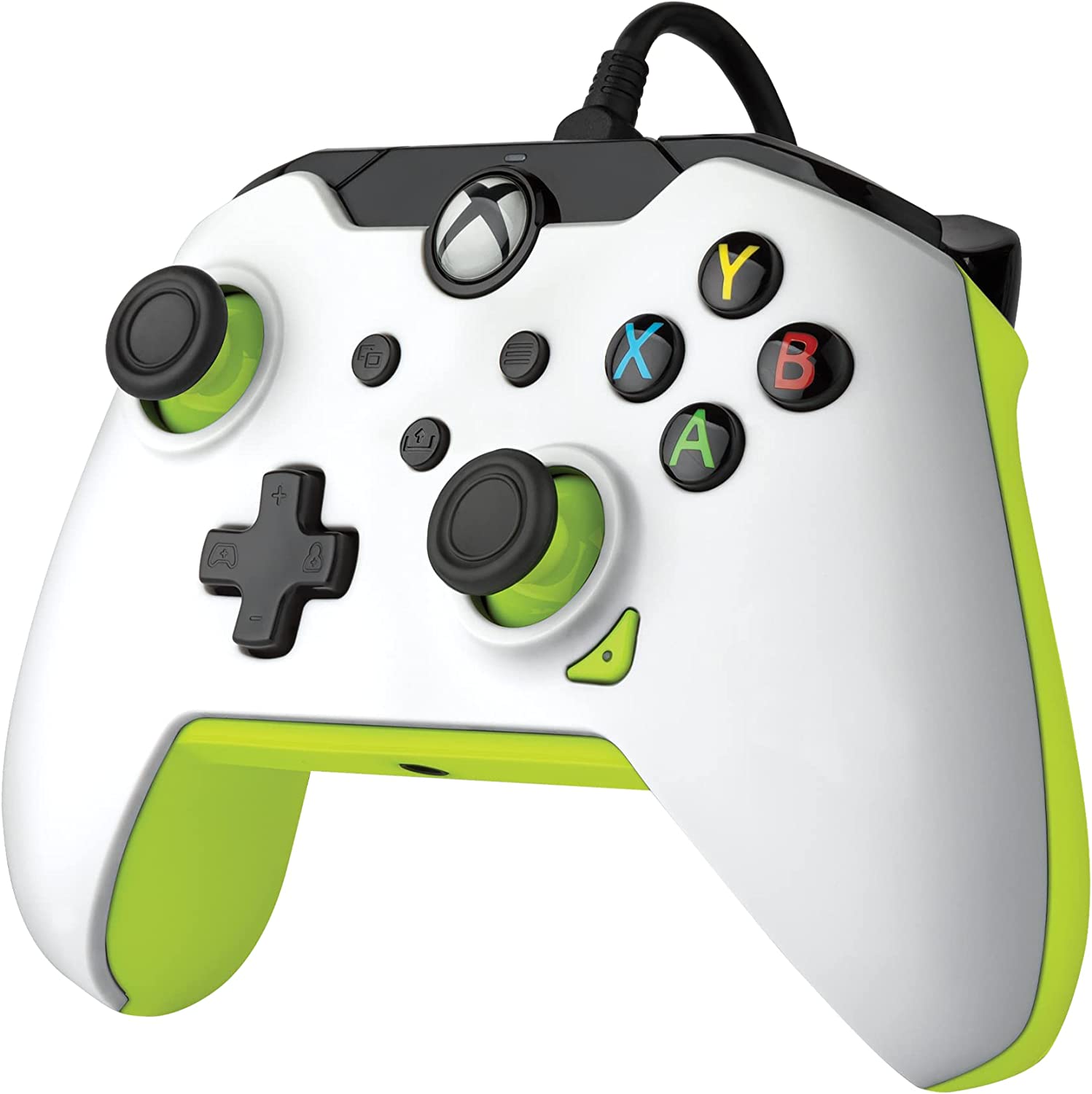 PDP Wired Controller Electric White for Xbox Series X|S, Gamepad, Wired Video Game Controller, Gaming Controller, Xbox One, Officially Licensed - Xbox Series X