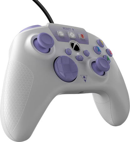 Turtle Beach React-R Controller White/Purple - Xbox Series X|S, Xbox One and PC React-R Reac-R White