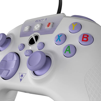 Turtle Beach React-R Controller White/Purple - Xbox Series X|S, Xbox One and PC React-R Reac-R White