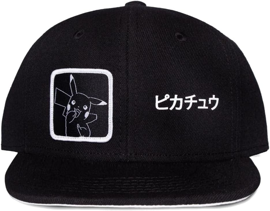 Pokémon Snapback Cap Pikachu Black (Unisex