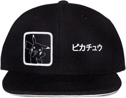 Pokémon Snapback Cap Pikachu Black (Unisex