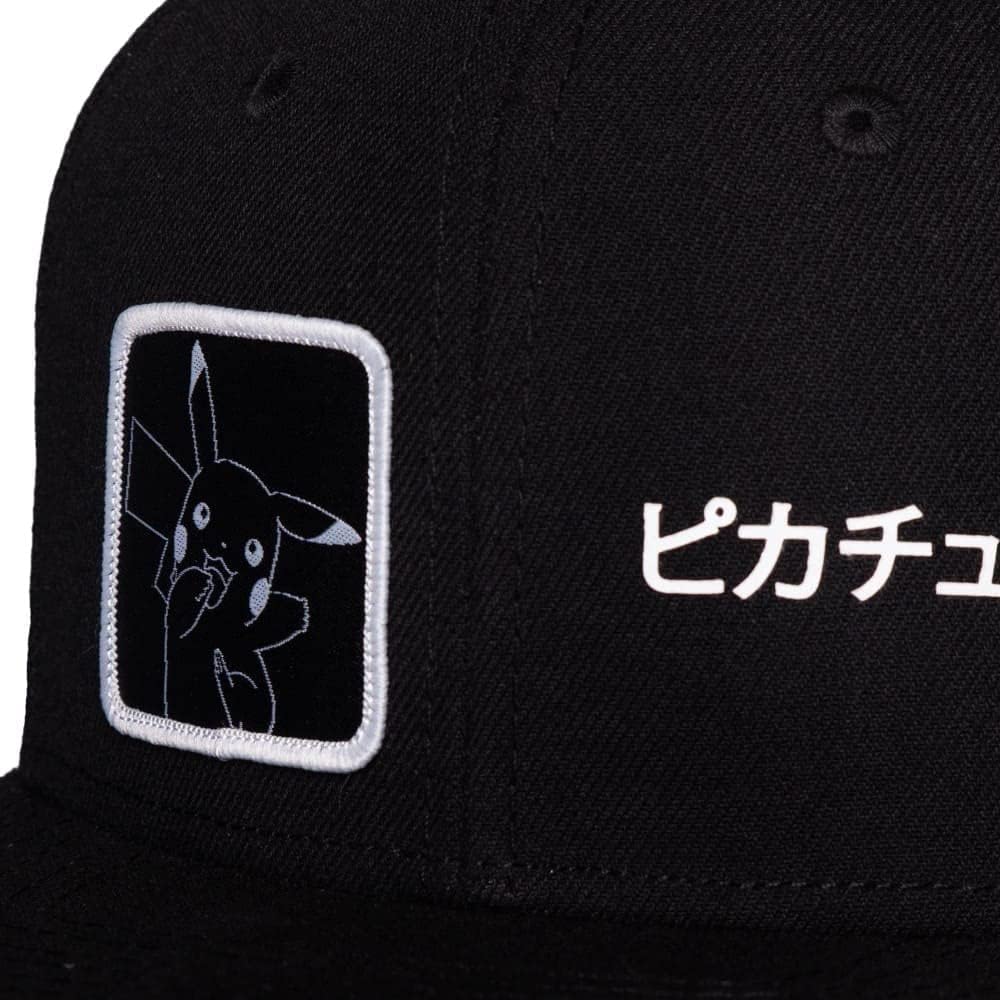Pokémon Snapback Cap Pikachu Black (Unisex