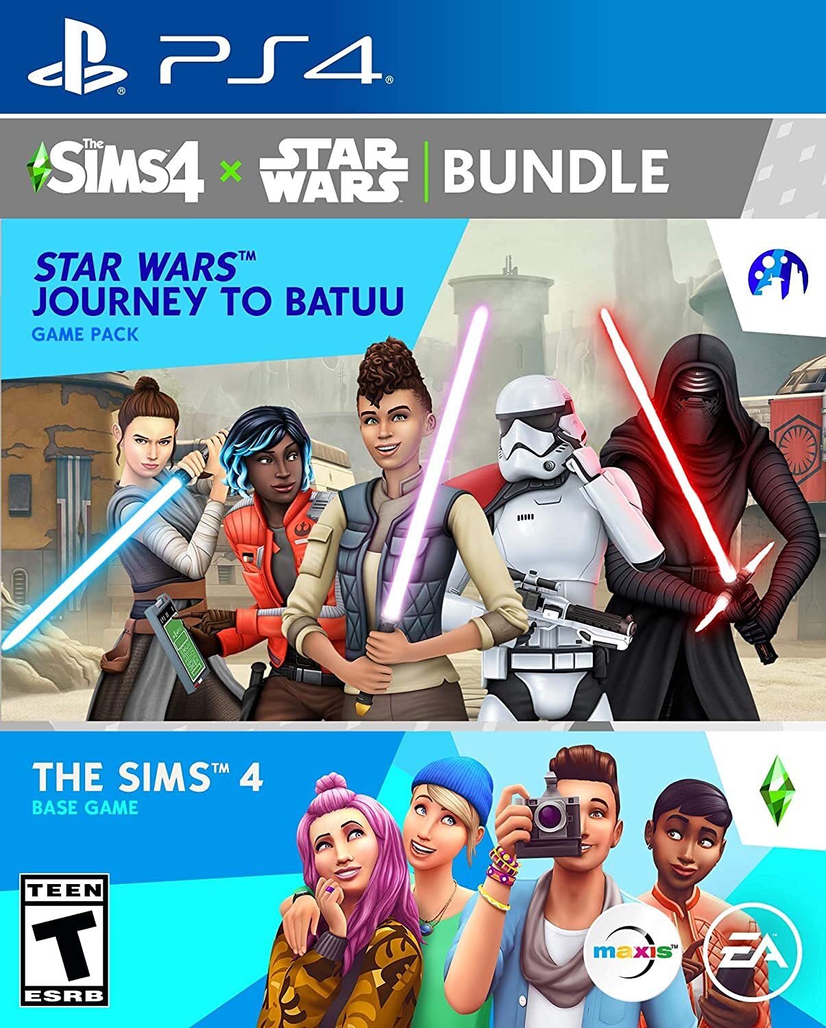 The Sims 4 Plus Star Wars Journey to Batuu Bundle for PlayStation 4 PlayStation 4 Standard