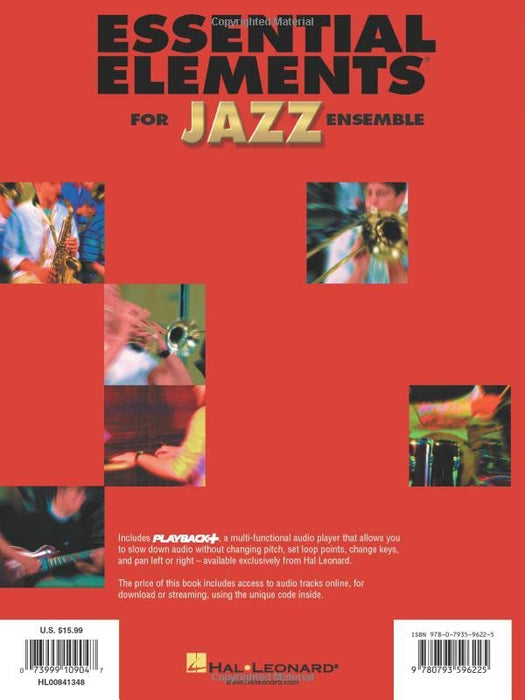 Essential Elements for Jazz Ensemble a Comprehensive Method for Jazz Style and Improvisation (Instrumental Jazz